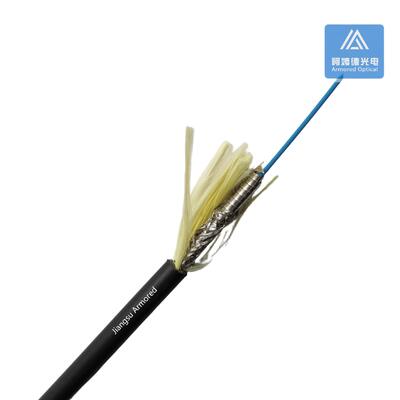 Duplex SM Spiral Armored Fiber Patch Cable 7.0mm Rodent Resistant CPRI Fiber Cable FTTA Fiber Cable