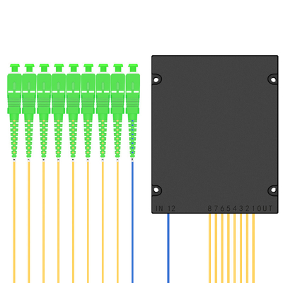 ABS 1x8 1x16 Ftth Splitter Distribution Box Good Channel To Channel Uniformity