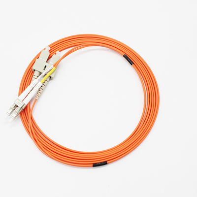 SC UPC-LC UPC Fiber Optic Patch Cord Multi Mode Simplex 3.0mm Lzsh Cable