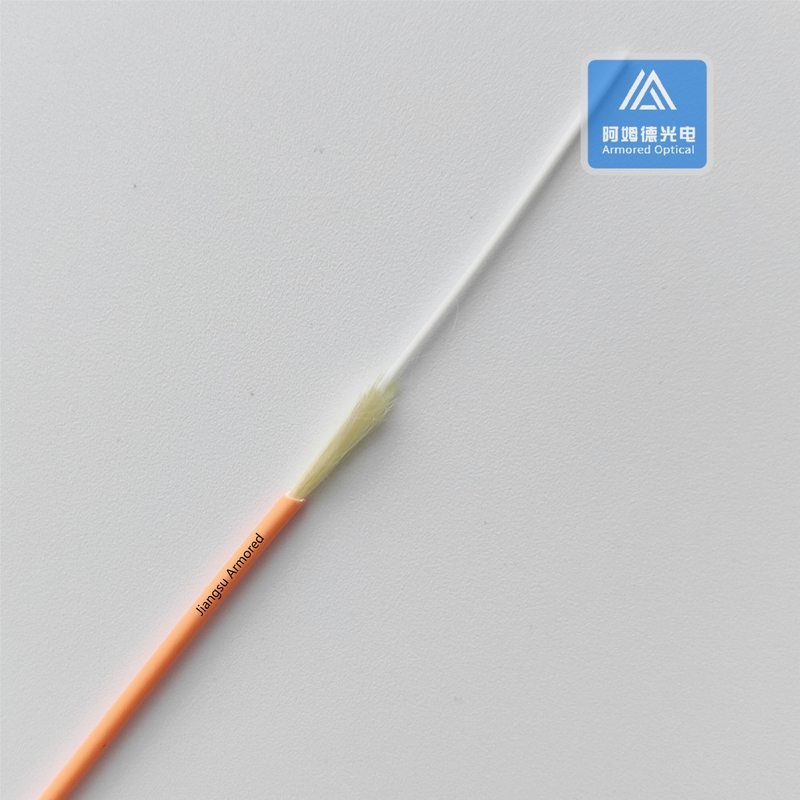 Outdoor Indoor Optical Fiber Cable Simplex Single Mode 3.0mm Orange