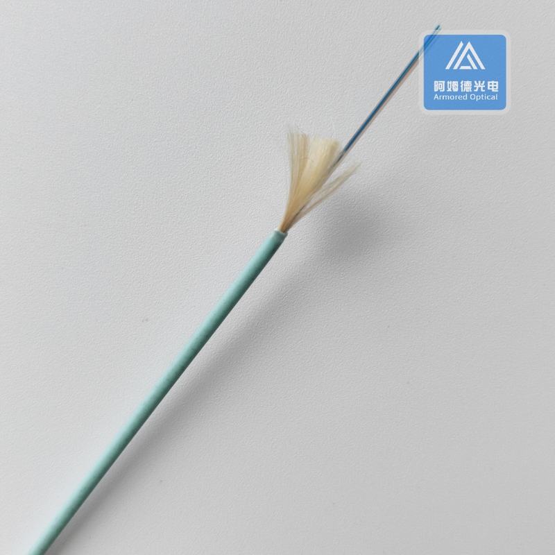 6 Core OM4 Fiber Optical Cable Indoor Fibre Cable Aque LSZH FTTH 2.0mm