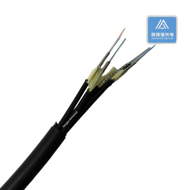 8 Cores Armored Break Out Fiber Patch Cable 7.5mm FTTH Fiber Cable Rodent Resistant