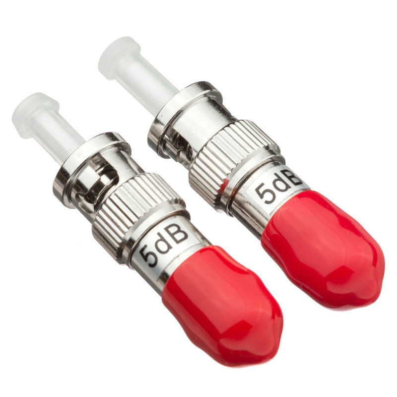Female To Male Fiber Optic Attenuator ST Connector Type Fixed Optical
