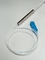 SCUPC PLC Mini Steel Tube Fiber Optical Splitter 8 Way White Color