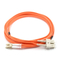 SC UPC-LC UPC Fiber Optic Patch Cord Multi Mode Simplex 3.0mm Lzsh Cable