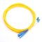 SC UPC-LC UPC Fiber Optic Patch Cord Single Mode Duplex 3.0mm G657A Lzsh Cable
