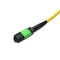 OM3 / OM4 Fiber Optic Patch Cord , MPO Fiber Cable 3mm For CATV