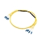 Simplex Single Mode Patch Cord , 4 Core Lc Lc Fiber Patch Cable