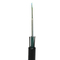 Outdoor Single Mode G652D Armoured Fibre Optic Cable GYXTW Steel Wire