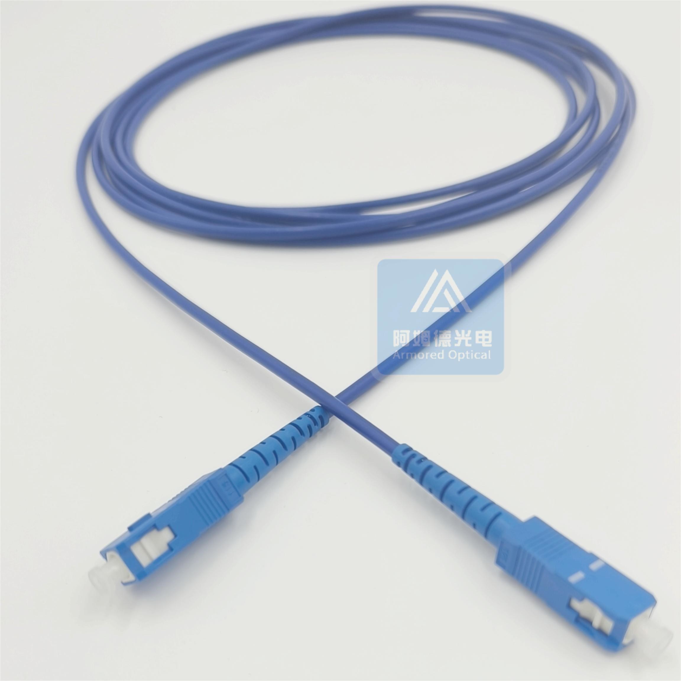 Connector Sc Upc Patch Cord 15m 3.0mm Blue LSZH Flame Resistant FTTH FTTX