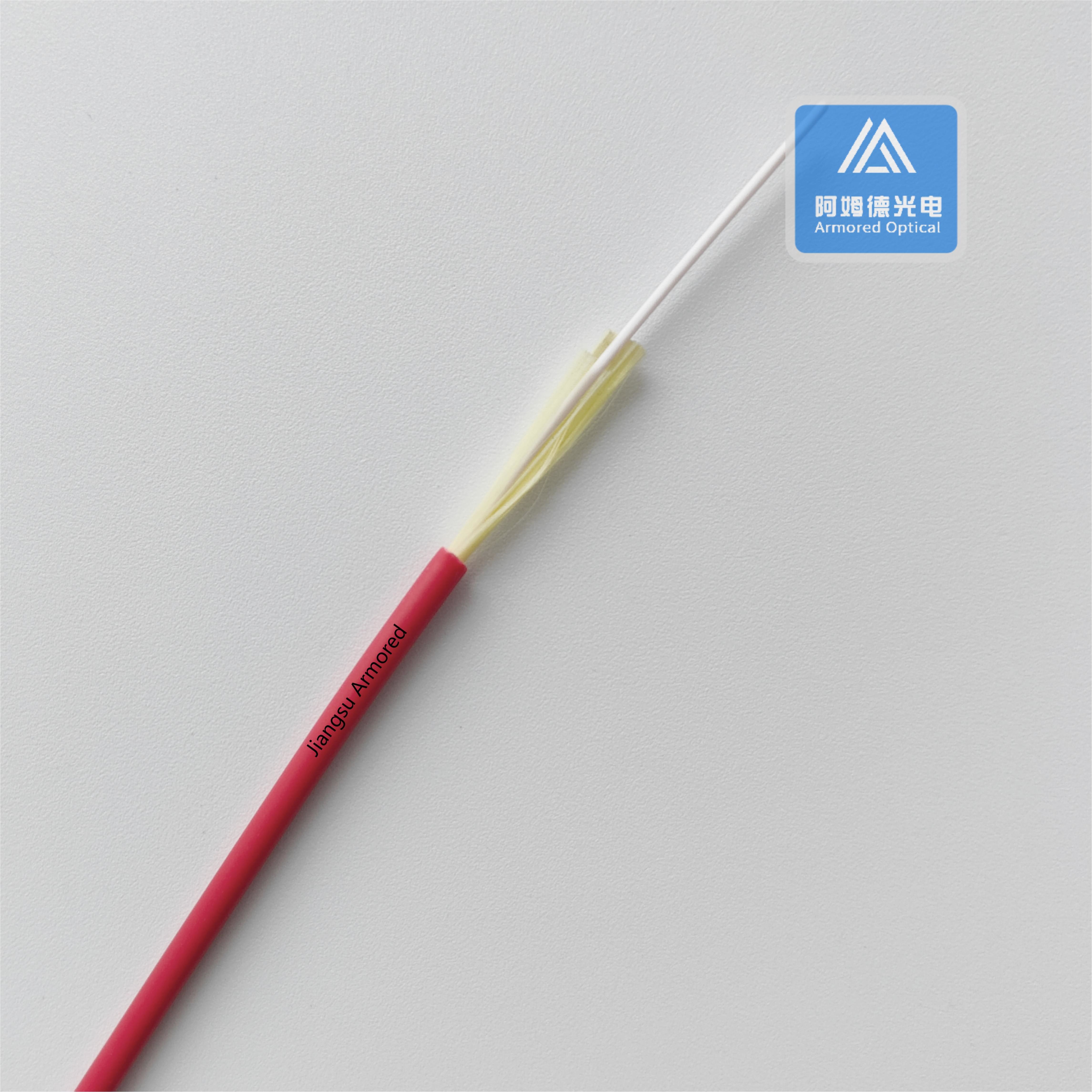 Simplex MM Multi Mode 3.0mm Indoor And Outdoor Fiber Optic Cable Red