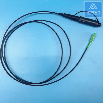 Armored Fiber Patch Cable 3m with Compatible Corning -SC/APC Connector  LSZH Jacket