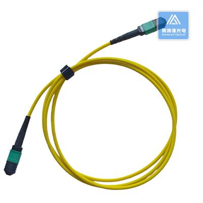 8 Cores 12 Cores MPO Patch Cord with PET braiding